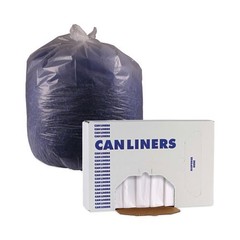 Boardwalk High Density Can Liners Flat Pack, 45 gal, 16 mic, 40×48″, 200/Carton