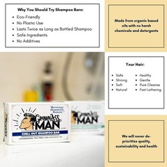 – Solid Shpoo Bar Rich Lather 3 in 1: Hair, Beard &