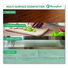 Benefect Botanical Decon 30 Disinfectant Cleaner, Lemon & Thyme Scent, 4/Pack