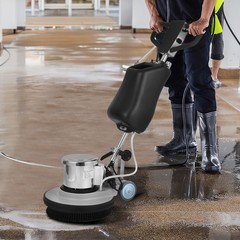 Industrial Floor Polisher Machine with (1 Tank + 2 Brushes +1 Pad Holder)