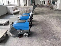 SJ25 Walk-Behind Disc Floor Scrubber Adjustable Handle for Tile, Grout, Concrete