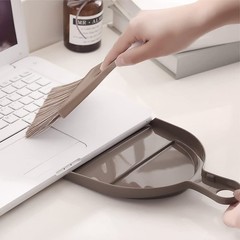 Mini Broom and Small Dustpan Brush – Dustpans, 1set, Brown