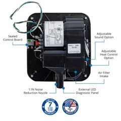 Excel Dryer XLERATOR XL-GR 1.1N High Speed Commercial Hand Dryer, Graphite
