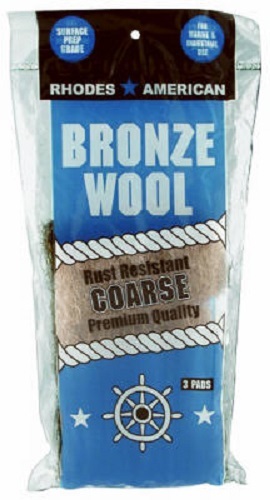 (6) Homax 123102 3 pack Coarse Bronze Wool Pads