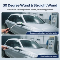 GALELEOPARD Pressure Washer Extension Wand, Short 17 inches, Black