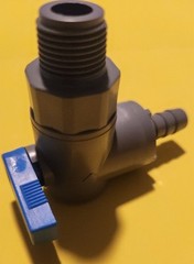 Windsor/Karcher ball valve for Chariot 20 floor scrubber Item #8.634-604.0