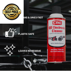 CRC 05103 QD Electronic Cleaner -11 Wt Oz 11 Ounce (Pack of 1), Red
