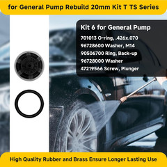 For General Pump Rebuild Kit, Compatible with General Pump T/TS Series T1011 TS1