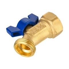 EFIELD (Pack of 2) 1/4-Turn Outdoor Spigot, Sillcock 3/4″×3/4″（P2）, Brass