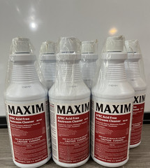 6 Pack MAXIM AFBC Acid Free Restroom Cleaner Quarts Professional Grade MIDLAB
