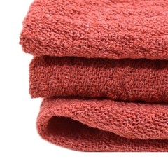 PT722 12 Inch x 14 Inch Red Shop Towel – 100% Cotton – 3/Pack