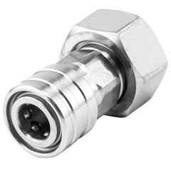 Raincovo Garden Hose to Pressure Washer Adapter, 3/4” 0.625 inches, Silvery