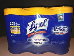 Lysol Disinfectant Antibacterial Clean & Fresh 320 Wipes