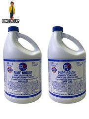 Lot Of 2 Pure Bright Germicidal Ultra Bleach 1 Gallon Each