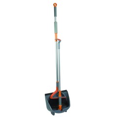 Casabella Quick N Easy Upright Broom And Dustpan Set Multi-Surface For Tile