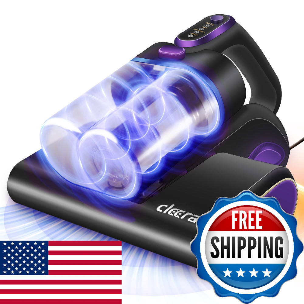 Cleera Mattress Vacuum Cleaner 600W 16Kpa Corded Bed Vacuum 140F Hot Air Filter