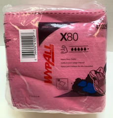 WypAll 41029 X80 Heavy Duty Cloths, 12.5″ x 12″, Red, 12 50ct Packs, 600 Total