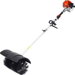 Handheld 2.4HP Power Sweeper 52cc Gas Power Brush Broom Driveway Snow Clean