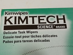 Lot of 2 Kimtech Science 34155 Delicate Task Wipes 4.4 in. x 4.8 in.(Box of 280)