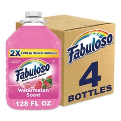 Fabuloso 61051023CT 128 oz Multi-Use Cleaner – Watermelon Scent (4/Carton) New