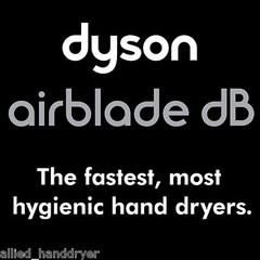 DYSON Airblade dB AB-14 Hand Dryer Steel-Gray Polycarbonate ABS 110V/120V