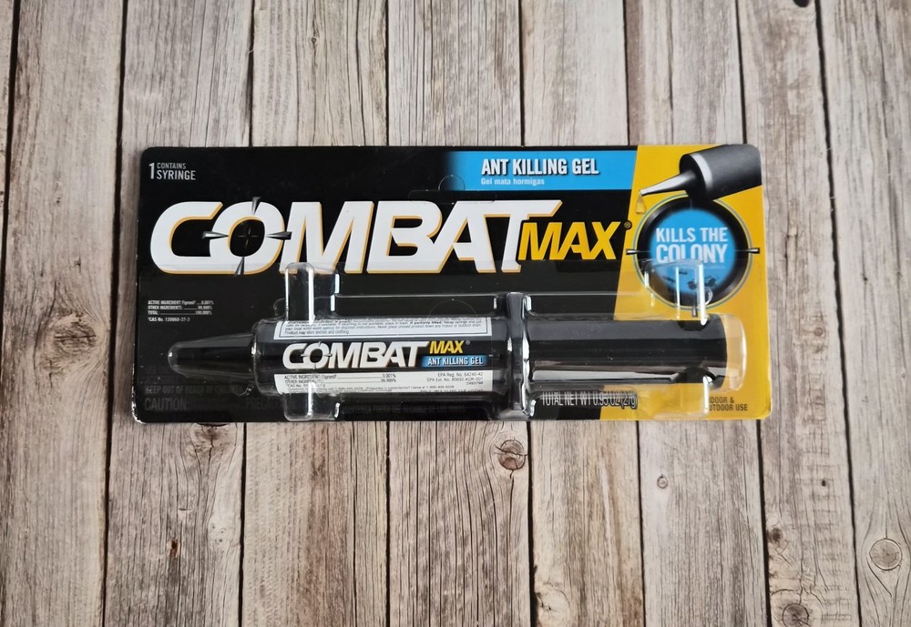Combat MAX Indoor ~ Outdoor 60g Source Kill Roach Killing Gel 24/7 Kills Nest