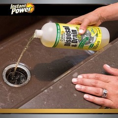 Instant Power Disposal and Drain Cleaner – Liquid Enzyme Clog Remover, Cle