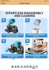 BELIFE M8 Mattress Handheld Vacuum Cleaner P870 UV-C HEPA 550W 120V