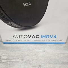 iHome iHRV4 AutoVac Robot Vacuum Home Mapping 2hr Run Time 2000pa Suction New