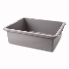 Rubbermaid Commercial 3351GRA 7 21.5″ x 17.13″ x 7″ Bus Utility Box – GRY New