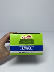 Scotch-Brite 558RF Disposable Toilet Scrubber Refill – Blue/White (12/Pack)