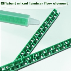 20 Pieces Mixing Nozzle Static Mix Adhesive Tips Square