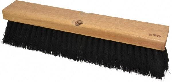 PRO SOURCE 14″ Wide Horsehair/Tampico Bristle Push Broom Head, Handle Not Incl
