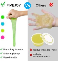 Car Cleaning Gels, 4-Pack Universal Auto Detailing Tools Car Interior Cleaner Pu