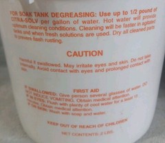 Citra-Solv 2 Lb Tub Concrete And Equipment Powdered Cleaner Concentrate Sealed