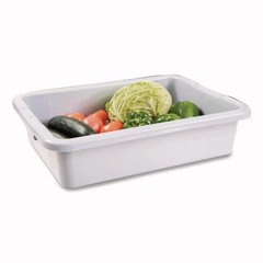 Rubbermaid Commercial 3349GRA 20″ x 15″ x 5″ Bus/Utility Tote – GRY New