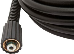 FORNEY 75186 1/4 In X 25 Ft High Pressure Hose W/ M22 Female Couplers 3,000 Psi
