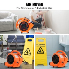 Uimoso Floor Blower Fan Air Mover 1000 CFM 3-Speed 1/4 HP Floor Carpet Dryer