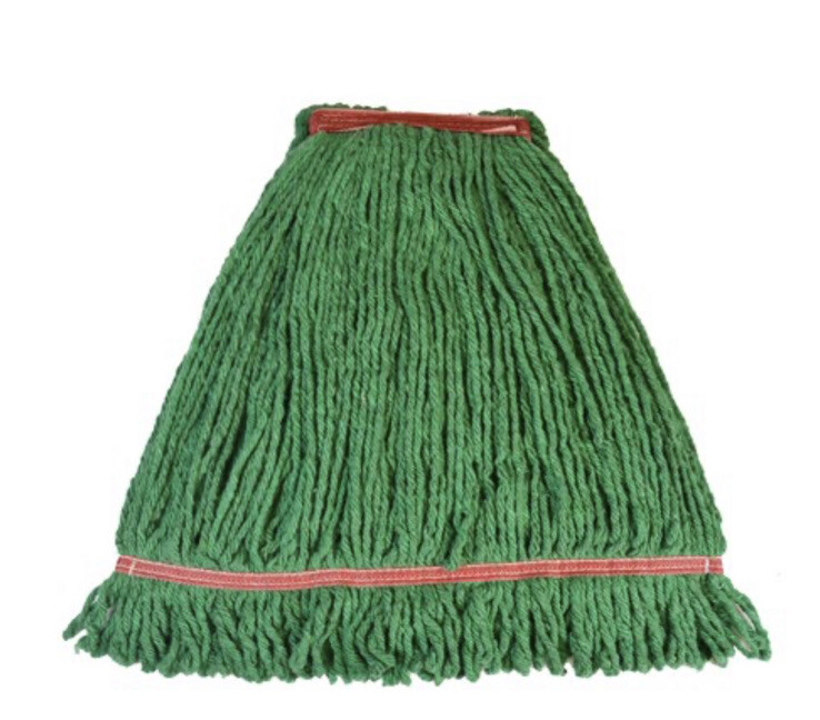 GOLDEN STAR Large Green Comet Blend Wet Mop 1.2, PK3