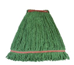 GOLDEN STAR Large Green Comet Blend Wet Mop 1.2, PK3