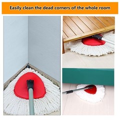 12Pack Spin Mop Replacement Heads,100% Microfiber Head 12Pack, White