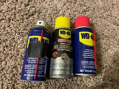 WD 40 3 Pack. New Without Packaging. One Missing Cap