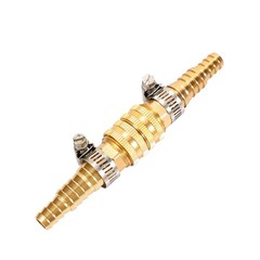Maofa Metal Garden Hose Repair Connector End Male Female 2UNFM, Gold