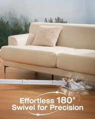 10-in-1 Steam Mop with Detachable Handheld Steamer,350ml Tank, 10s Heat-Up, 2…
