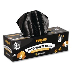 Furloo FLO210 8″ x 13″ Dog Waste Station Refill Bags – Black (2000/CT) New