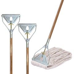 59″ Mop Stick Quick Change Commercial Grade Mop Handle Pack of 2 Industrial S…