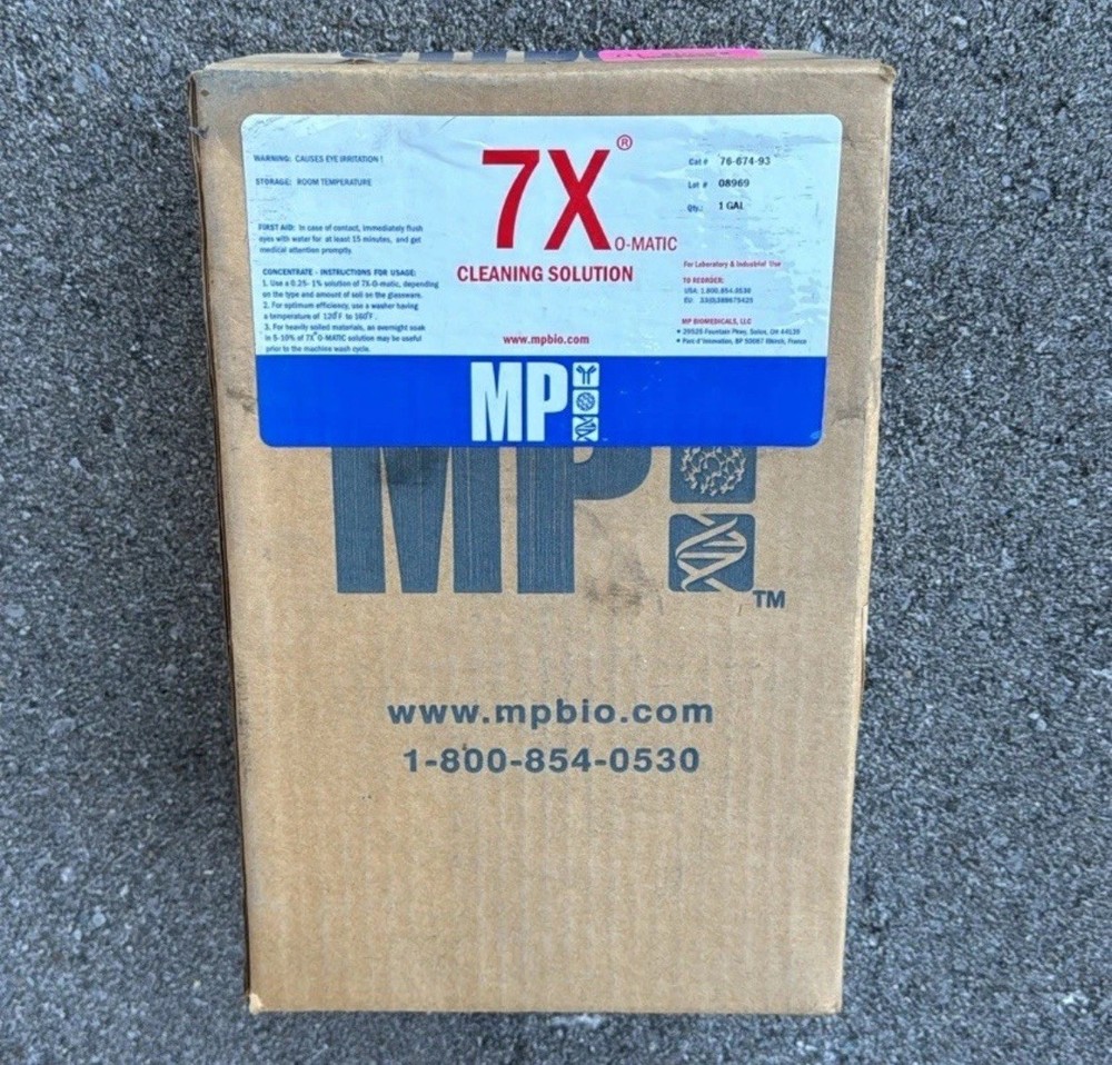 MP Biomedicals 7X O-Matic Cleaning Solution 1 Gal Lab Cleaner 76-670-94.
