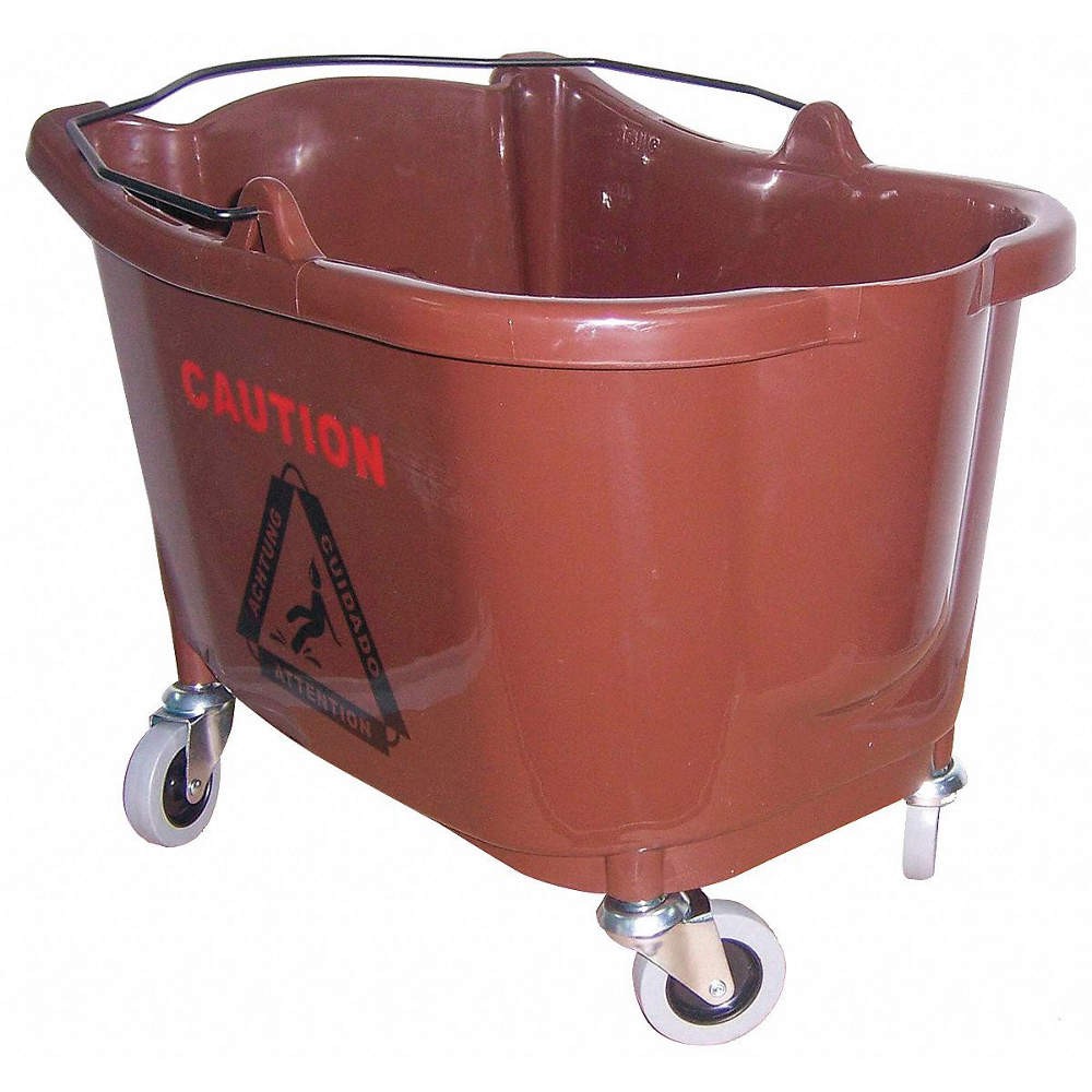 GRAINGER 5CJJ4 Mop Bucket,Brown,8 3/4 gal 5CJJ4
