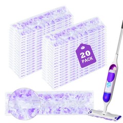 Power Mop Pads for Swiffer Refills, Multi-Surface 20 Count, Purple