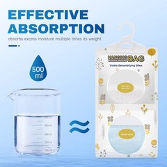 Vacplus Moisture Absorbers Packets, Fragrance Free 5 Pack, 5 pack, White